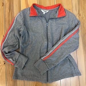 Women's vintage Y2K Gray and Orange Cardigan